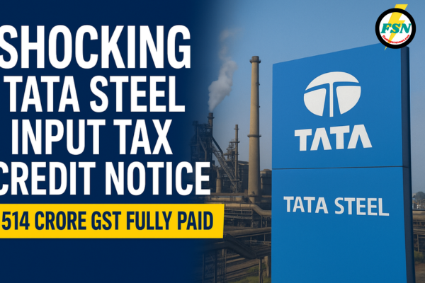 Tata Steel Input Tax