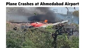 Plane Crashes at Ahmedabad Airport