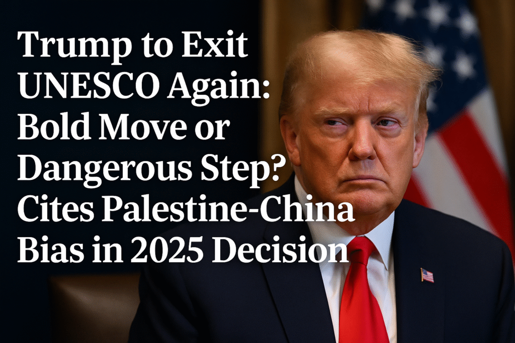 Trump to Exit UNESCO Again