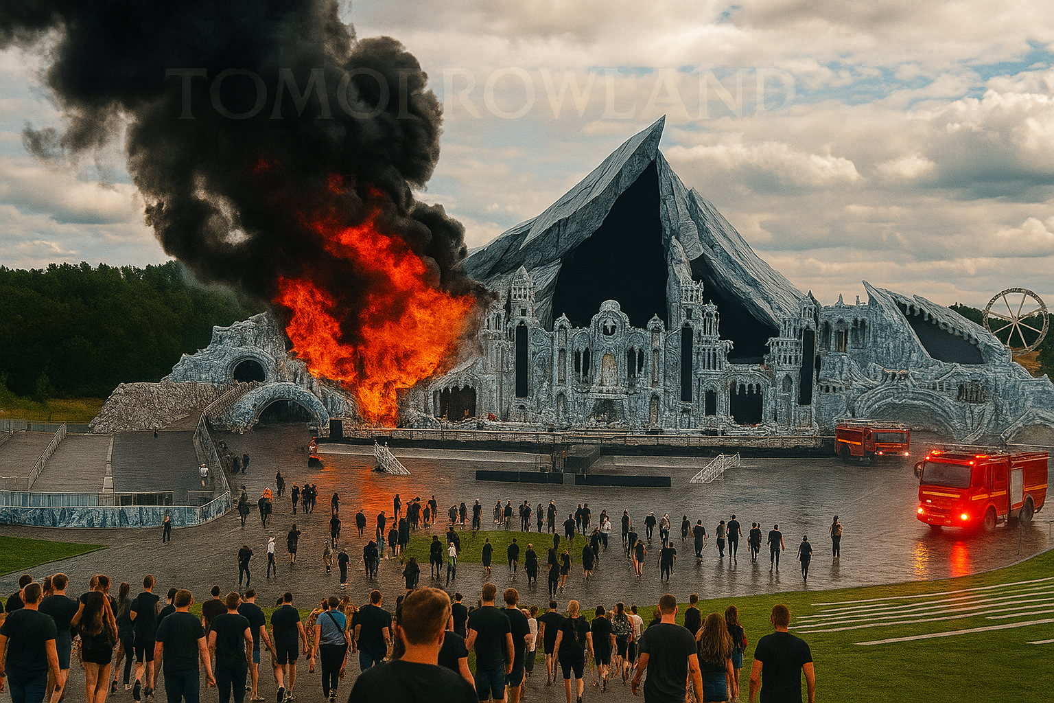Fire Destroys Tomorrowland