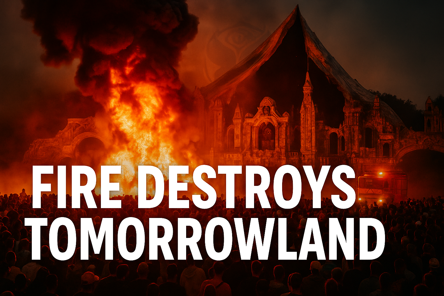 Fire Destroys Tomorrowland