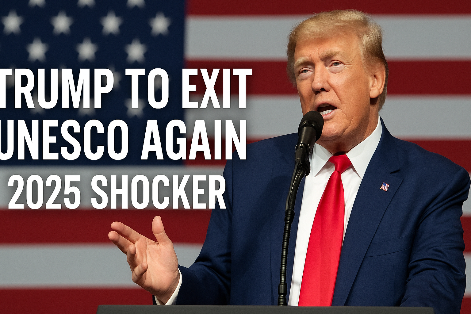 Trump to Exit UNESCO Again