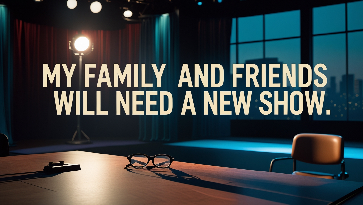 My Family and Friends Will Need a New Show