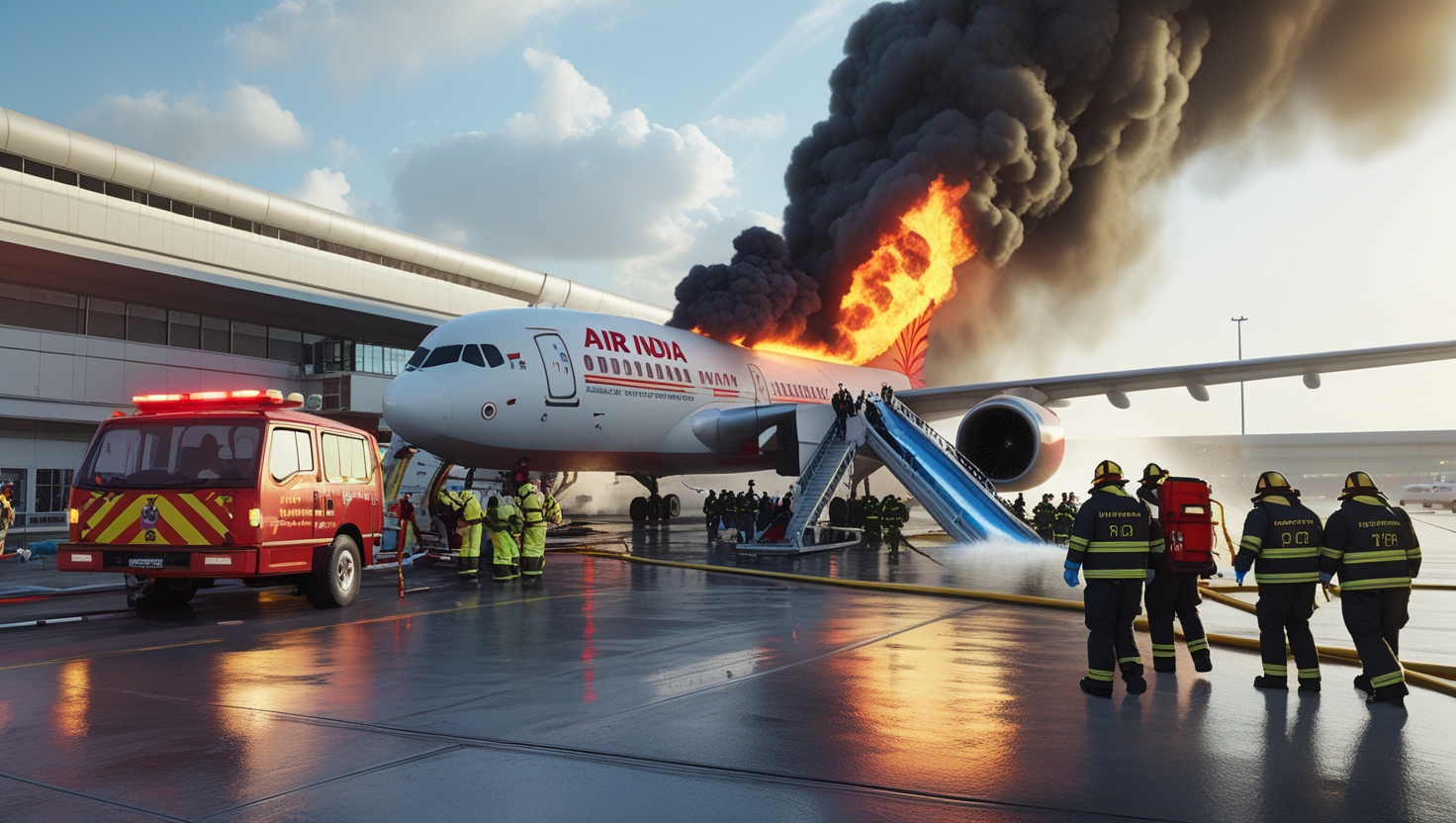 Air India Flight Fire