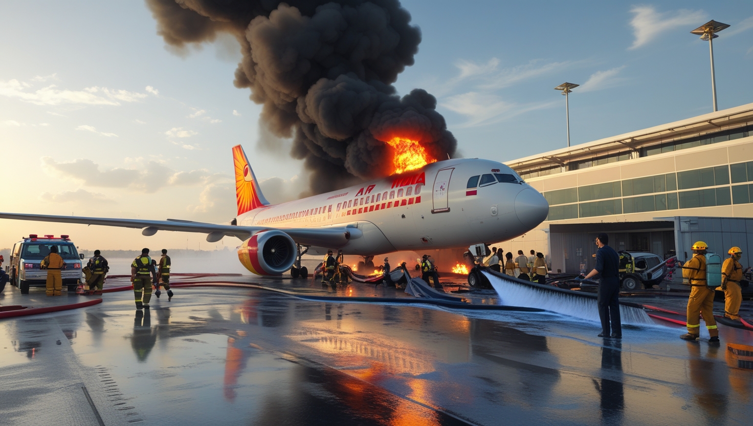 Air India Flight Fire