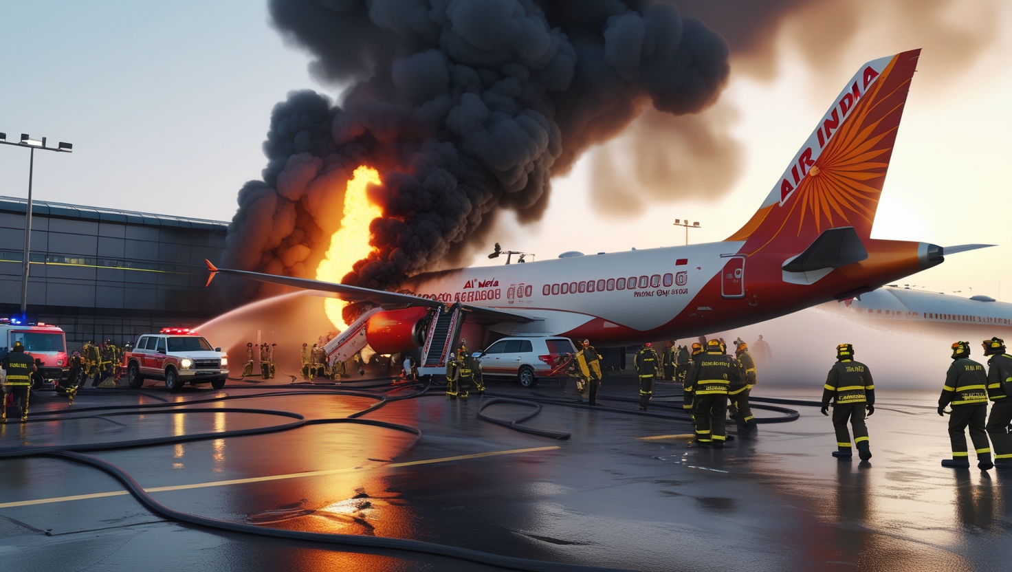 Air India Flight Fire