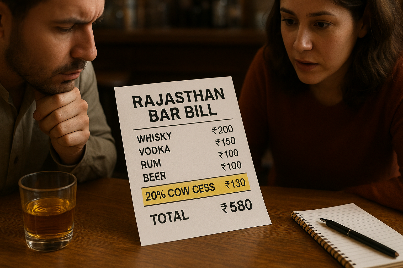 Rajasthan Bar Bill