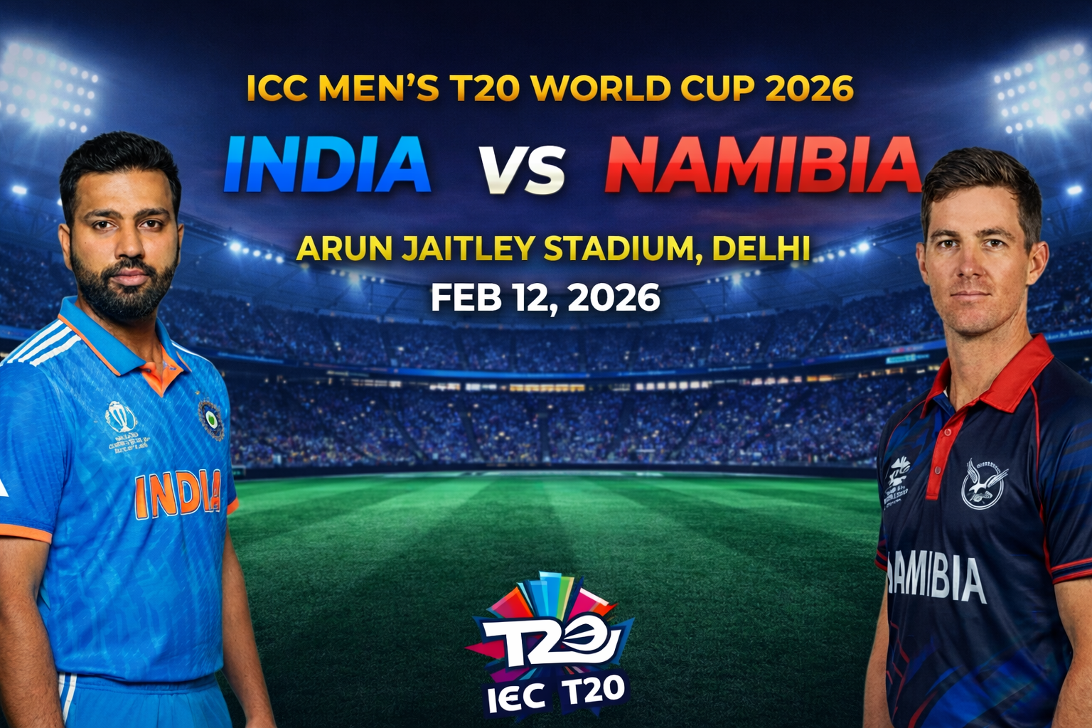 India vs Namibia ICC T20 World Cup